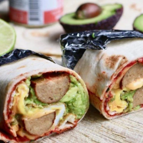 Tortilla met worst
